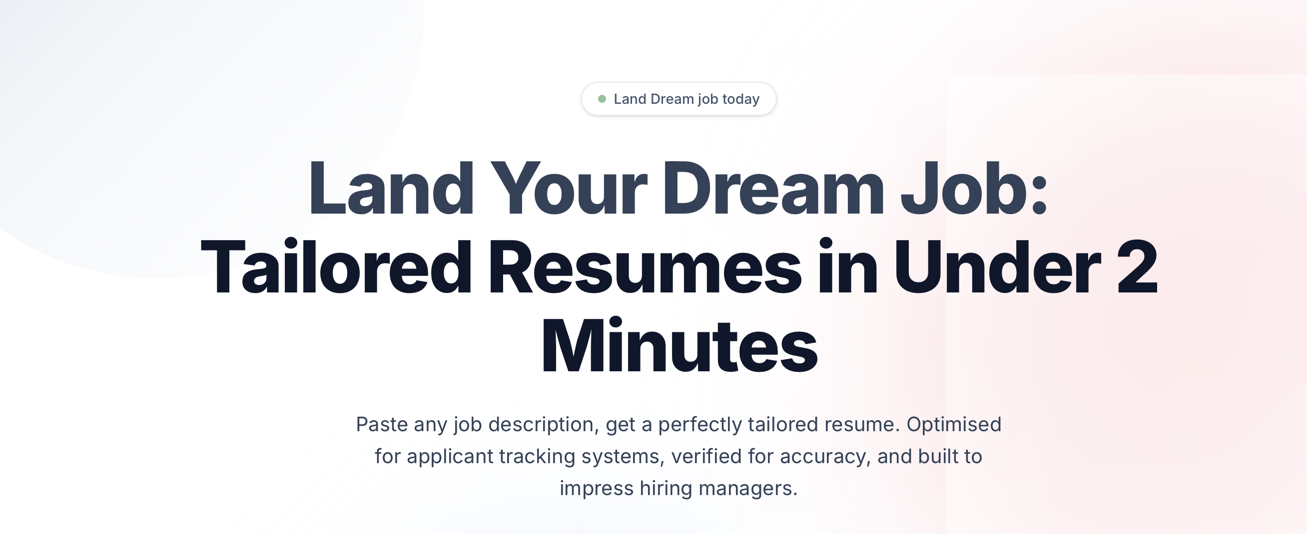 Jobfitstr — Your CV vs. their ATS. Spoiler: the ATS used to win.